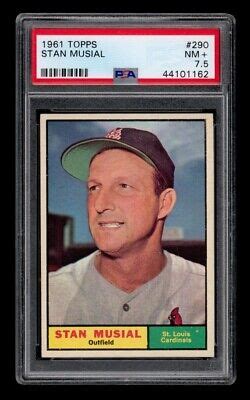 1961 Topps Set Break 290 Stan Musial PSA 7 5 NM EBay