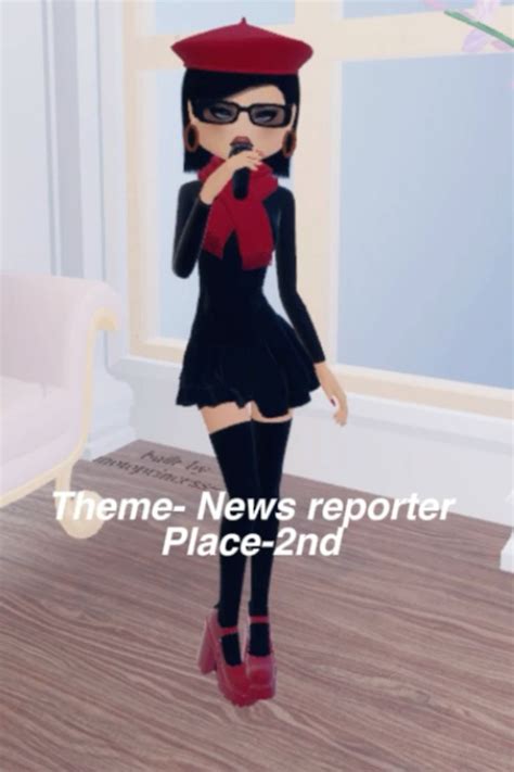 Dress To Impress Theme News Reporter In 2024 Dress To Impress