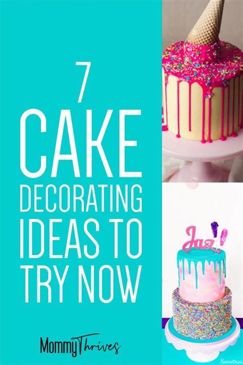 7 Easy Cake Decorating Trends For Beginners Mommythrives Easy Cake