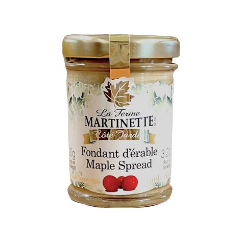 Pure Maple Spread Cranberries G La Ferme Martinette