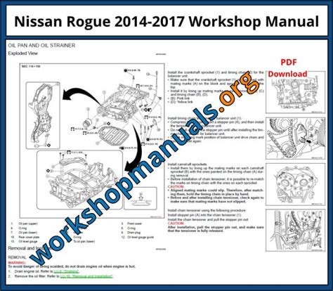 Nissan Rogue 2014 2017 Workshop Repair Manual Download Pdf