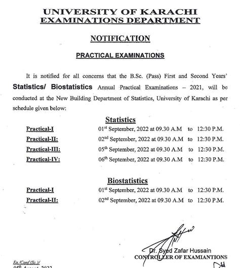 University Of Karachi Date Sheet 2024 Uok Annual Supply Exams Time Table