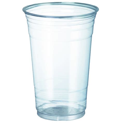 32 Oz Clear Pet Plastic Cup Pak Man Food Packaging Supply