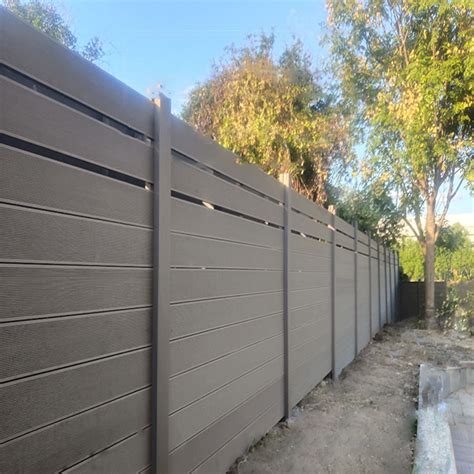 Wood Plastic Composite Fence Panels Outdoor Privacy Fence Panel Garden ...