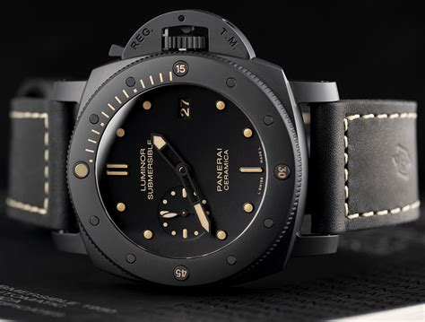 Panerai Luminor Submersible Watches Ref Pam Mm Ceramica