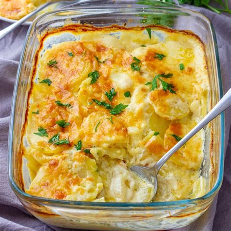 Creamy Potatoes Au Gratin Recipe Happy Foods Tube