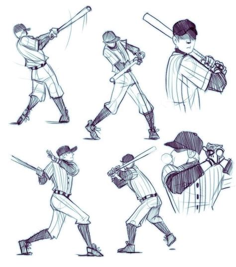 Pin By Kever On Dibujo Baseball Drawings Drawing Reference Art