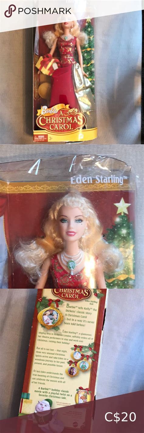 Barbie A Christmas Carol Eden Starling Doll Christmas Barbie