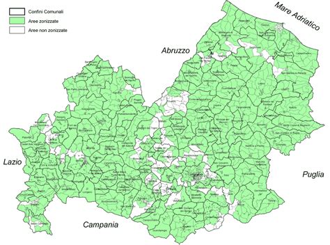 Region Map Of Molise Mapsofnet