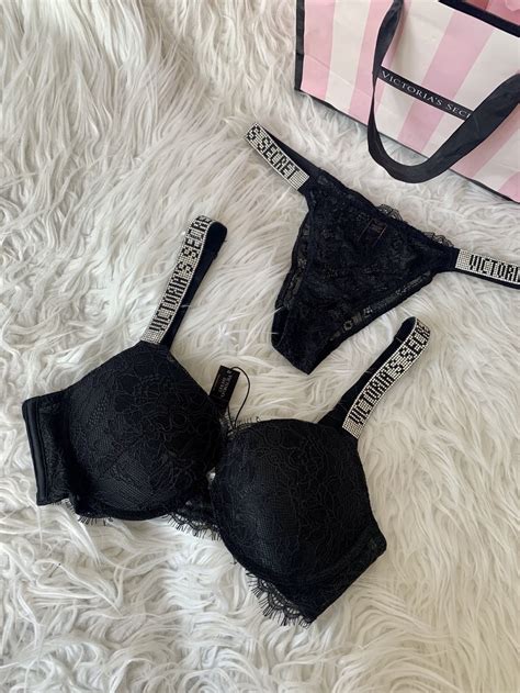 Victorias Secret Biustonosz Majtki Z Cyrkoniami L Gda Sk Kup Teraz