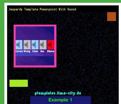 Jeopardy Powerpoint Template With Sound - Creative Template Inspiration