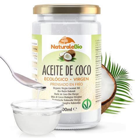 ACEITE COMESTIBLE PURO DE COCO ORGÁNICO Y EXTRA VIRGEN 51 OFF