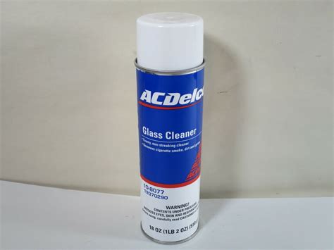 Acdelco 10 8077 Glass Cleaner 19370290 Non Streaking Formula 18oz Ebay