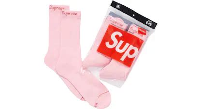 Supreme Hanes Crew Socks Crew Socks (4 Pack) White - SS18/Pre-SS18