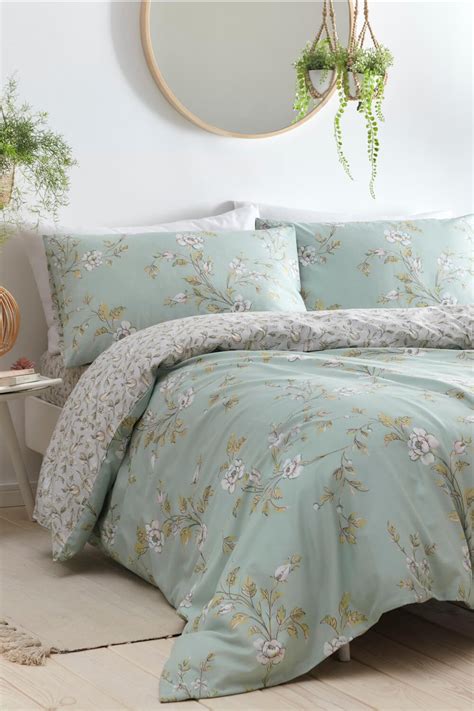 King Size Yasmina Duck Egg Duvet Cover Set In Duck Egg Roman Originals Uk