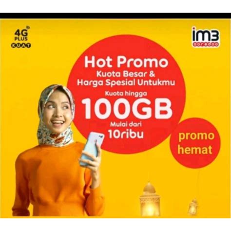 Jual PROMO Paket Data Indosat 30 Hari MURAH KUOTA INDOSAT 100GB