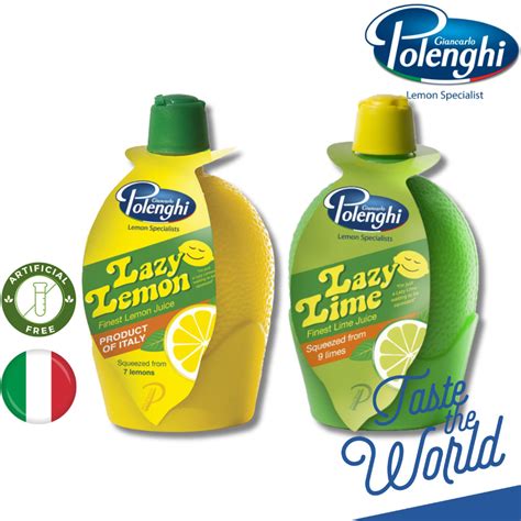 Polenghi Lazy Lemon Lime Juice Concentrate 200ml Shopee Malaysia