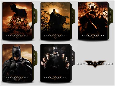 Batman Begins 2005 Folder Icons By Onlystylematters On Deviantart