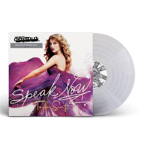 Taylor Swift Speak Now Limited Crystal Clear Vinyl 2lp Đĩa Than