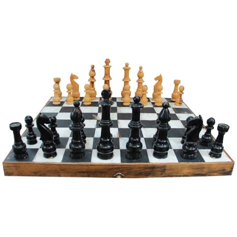 Vintage Jumbo Chess Set at 1stDibs