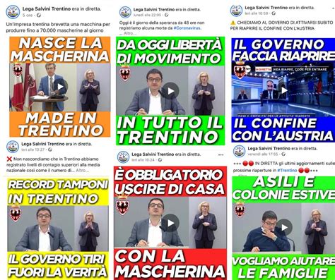 Coronavirus La Lega Fa Propaganda Con Stemma Della Pat Manica E Zeni