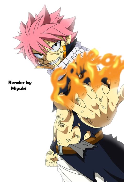 Natsu Dragneel Render Fairytail By Miyukiayasegawa On Deviantart