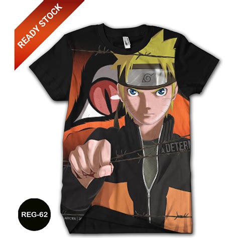 Jual Kaos Naruto Uzumaki Vs Kurama D Baju Naruto Anime Serial Tv