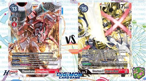 Digimon Tcg Local Match Chaosdramon X Black Vs Xros Heart Red