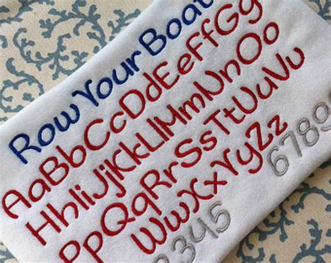 Embroidery Script Bx Font Alphabet Instant Download Digital Etsy