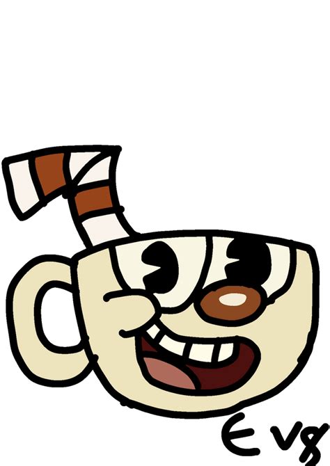 My Simple Digital Drawing Of Cupheads Face Rcuphead