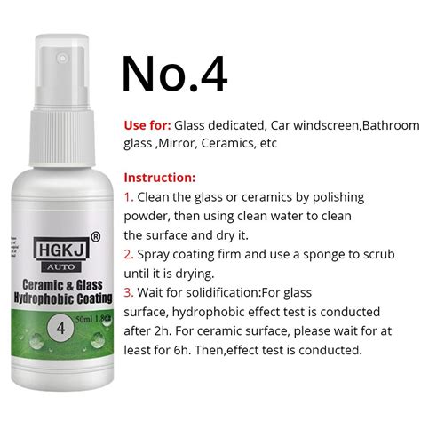 Hgkj Cairan Anti Air Kaca Mobil Hydrophobic Nano Spray Ceramic Glass