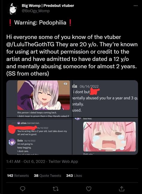 Kuri Rinji VTuber Fan Cringe Drama On Twitter A VTuber Accused