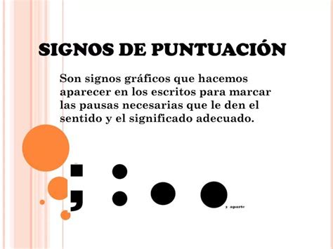 PPT SIGNOS DE PUNTUACIÓN PowerPoint Presentation free download ID