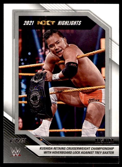 Panini Nxt Wwe Highlights Kushida Ebay