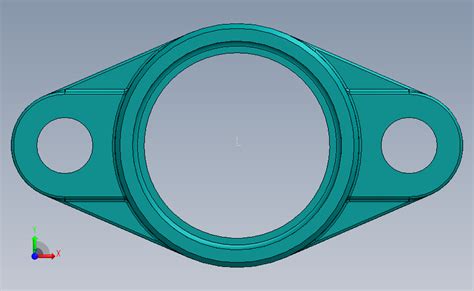 原始轴承座及外球面轴承flu307solidworks 2015模型图纸下载 懒石网