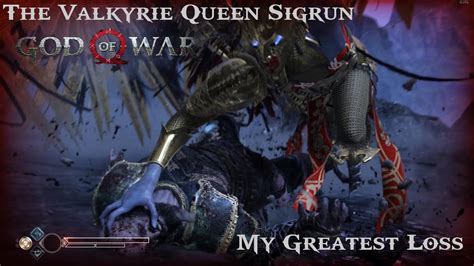 God Of War The Valkyries Queen Sigrun Hard Difficulty Greatest Loss