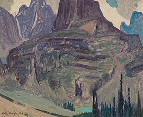 Peaks Above Lake O Hara Oil Painting Made By James Edward Hervey J