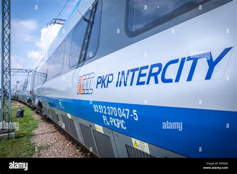 Krakow Poland July Pkp Intercity High Speed Train