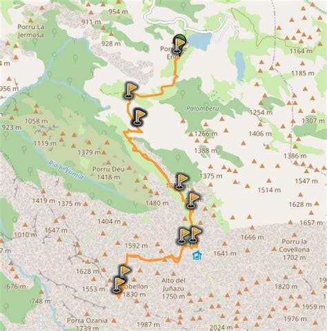 Picos De Europa Trail Map