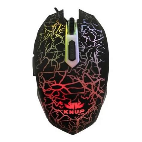 Mouse Gamer Fio Usb Knup Kp V Preto No Shoptime