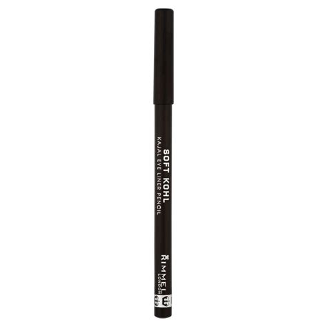 Rimmel Jet Black Eye Liner Pencil Soft Kohl Kajal Smudgeable Fade