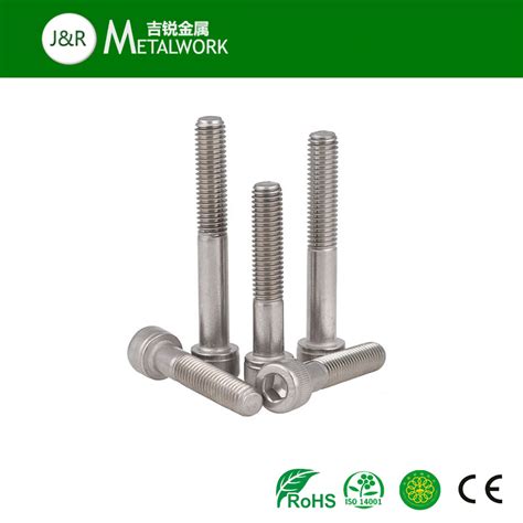 M10 M16 Stainless Steel Half Thread Allen Screw DIN912 China Allen