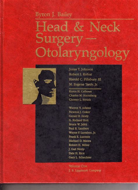 Head And Neck Surgery Otolaryngology 2 Volume Set 9780397511204 Mosby Yearbook