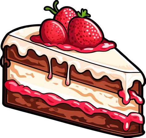 Ai Generated Cake Slice Clipart Design Illustration 36519367 Png