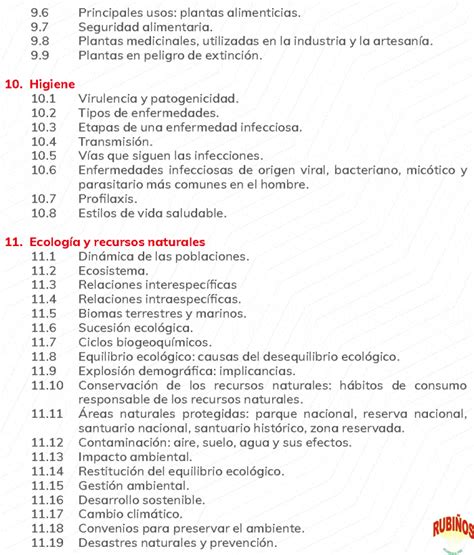 Temario San Marcos Admisi N Examen Deco Ingreso A La Universidad