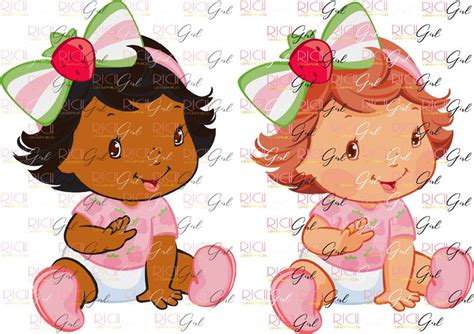 Strawberry Shortcake Cutout Props Dark And Light Skintone Available