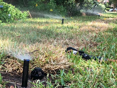 Small Sprinkler System Install Houston Landscape Pros