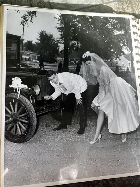 My Grandma And Grandpa On Their Wedding Day 1958 Roldschoolcool