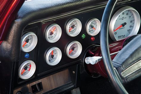 1968 Chevrolet Nova Pro Street Gauges Muscle Cars Zone