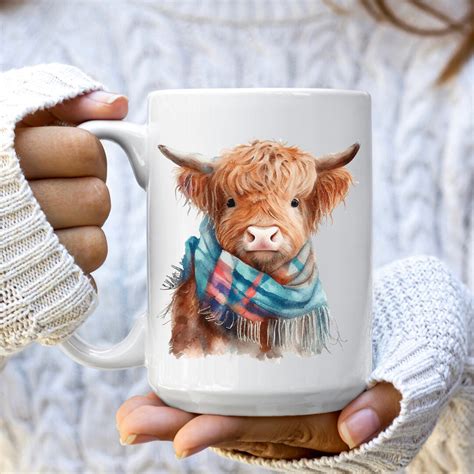 Highland Cow Coffee Mug Funny Coffee Cup Scottish Cow Cow Lovers